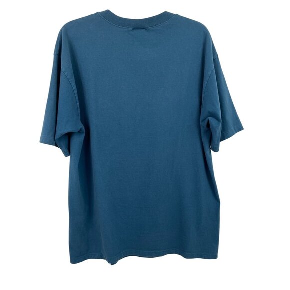 Vintage 90s San Francisco Golden Gate Bridge Embroidered Souvenir T-Shirt Large - Picture 2 of 9